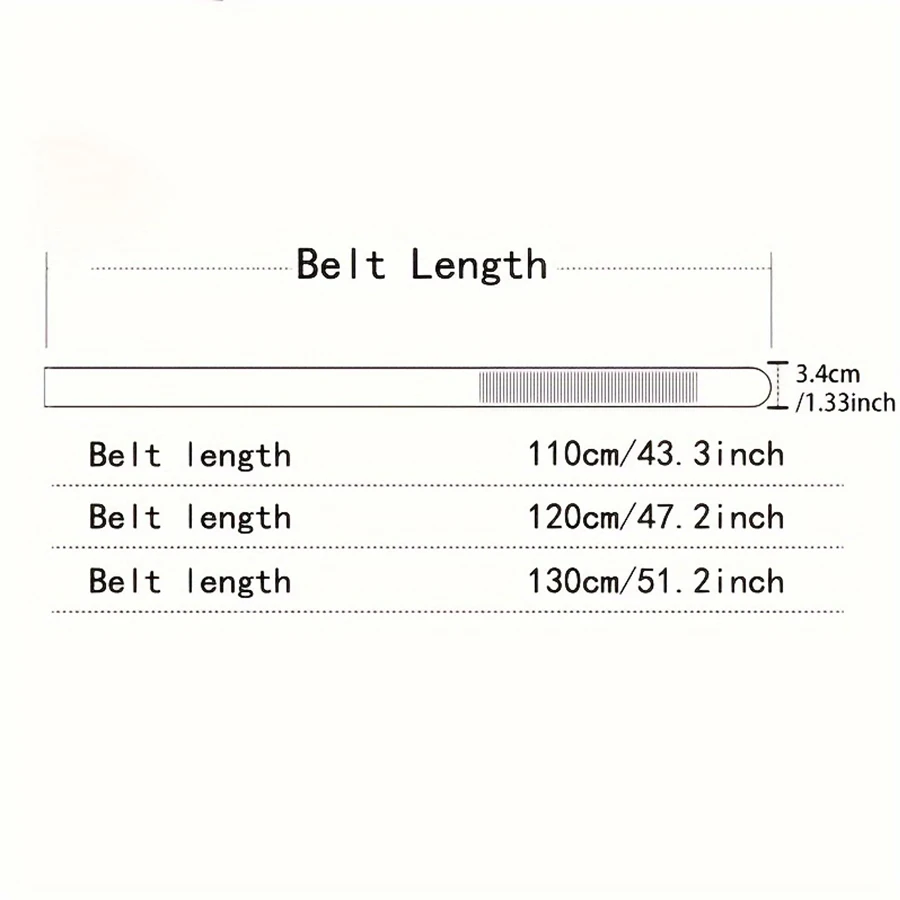 Color: green, Belt Length: 130cm - 2Pcs Men's Belt Fashion Without Buckle High End Belts Black Soft PU Leather Men Belts Body No Buckle Strap