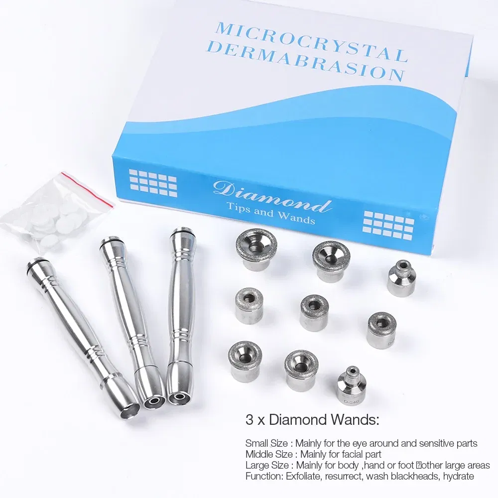 Color: Red, Ships From: CHINA, Power Source: us - 3 in1 Diamond Microdermabrasion Dermabrasion Machine Water Spray Exfoliation Beauty Machine Wrinkle Removal Facial Peeling Tools