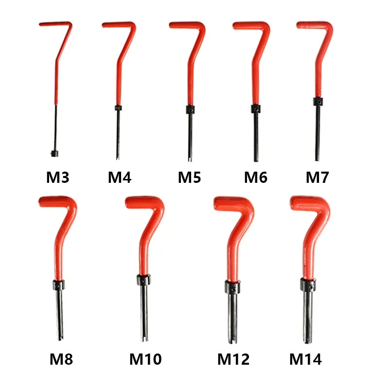 Thread Diameter: 4mm, Ships From: CN - HAMPTON M2-M16 Screw Thread Inserts For Restoring Damaged Threads Repair Tools