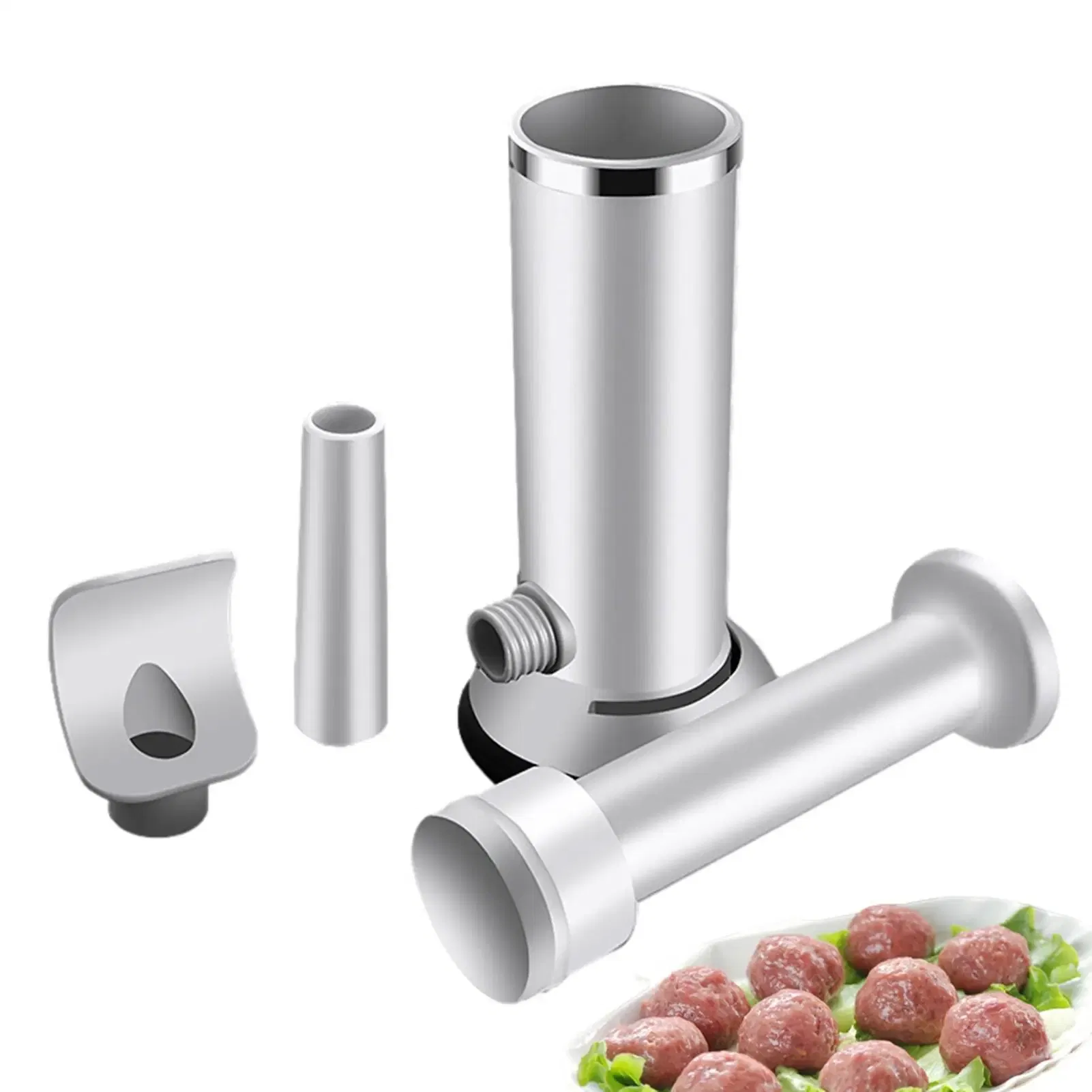 Ships From: United States - Sausage Stuffer Sausage Filling Machine Homemade Manual Sausage Maker Sausage Stuffers With Meatball Maker Kitchen Artifact