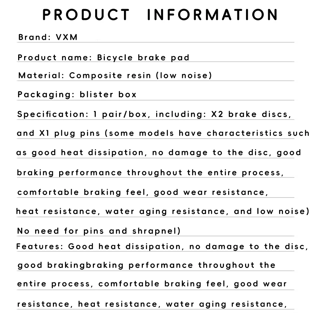 Color: VIOLET/?«?—?…° - VXM MTB Bike Cycling Hydraulic Disc Brake Pads Resin semi-metallic for SHIMANO AVID HAYES Magura Formula M8020 DB Bicycle Parts