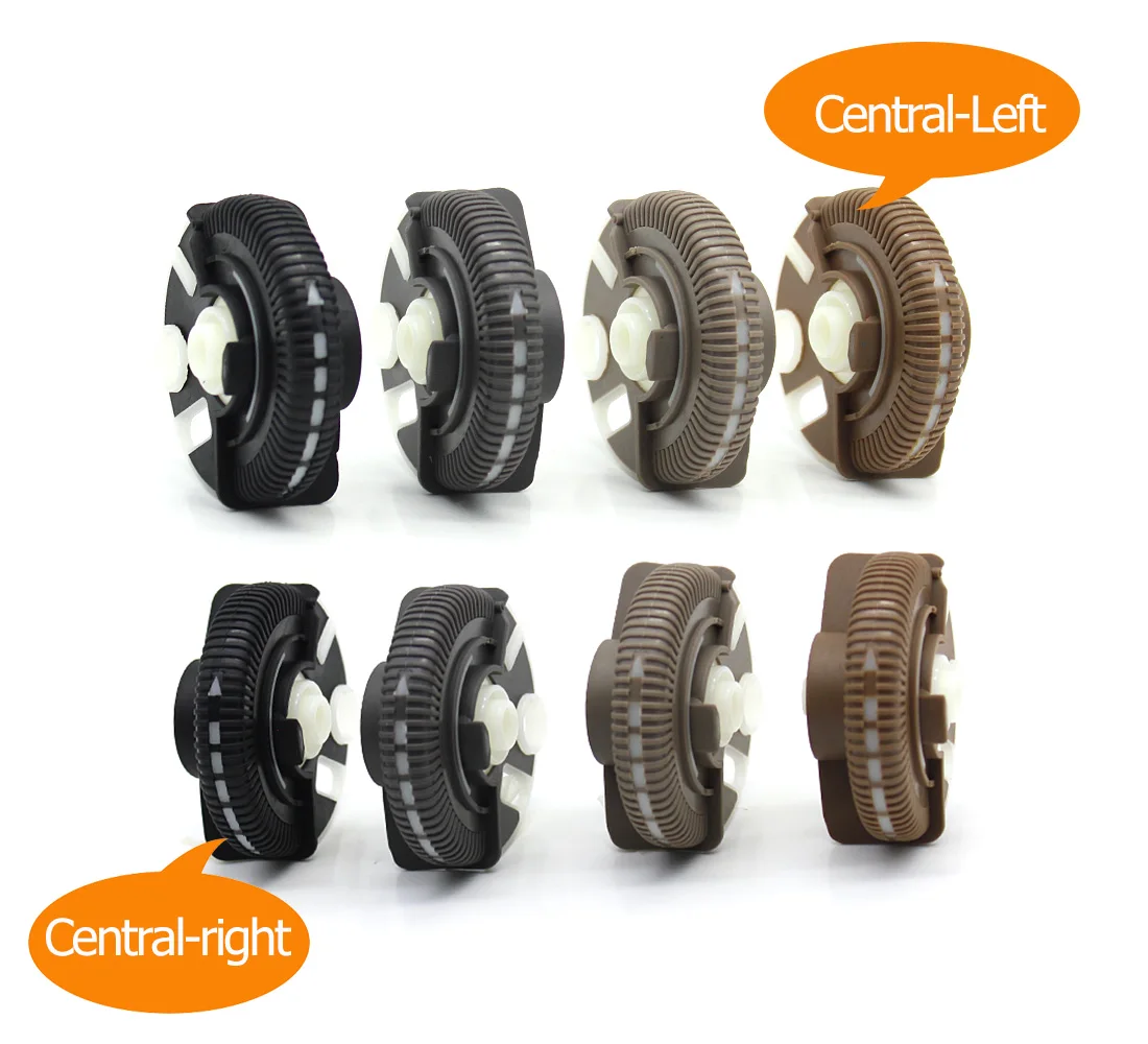 Color Name: Green - Front Air Conditioner Control Roller Ac Vent Base Rolling Wheel For Mercedes Benz E Class W211 2003-2008 E200 E230 E260 E280