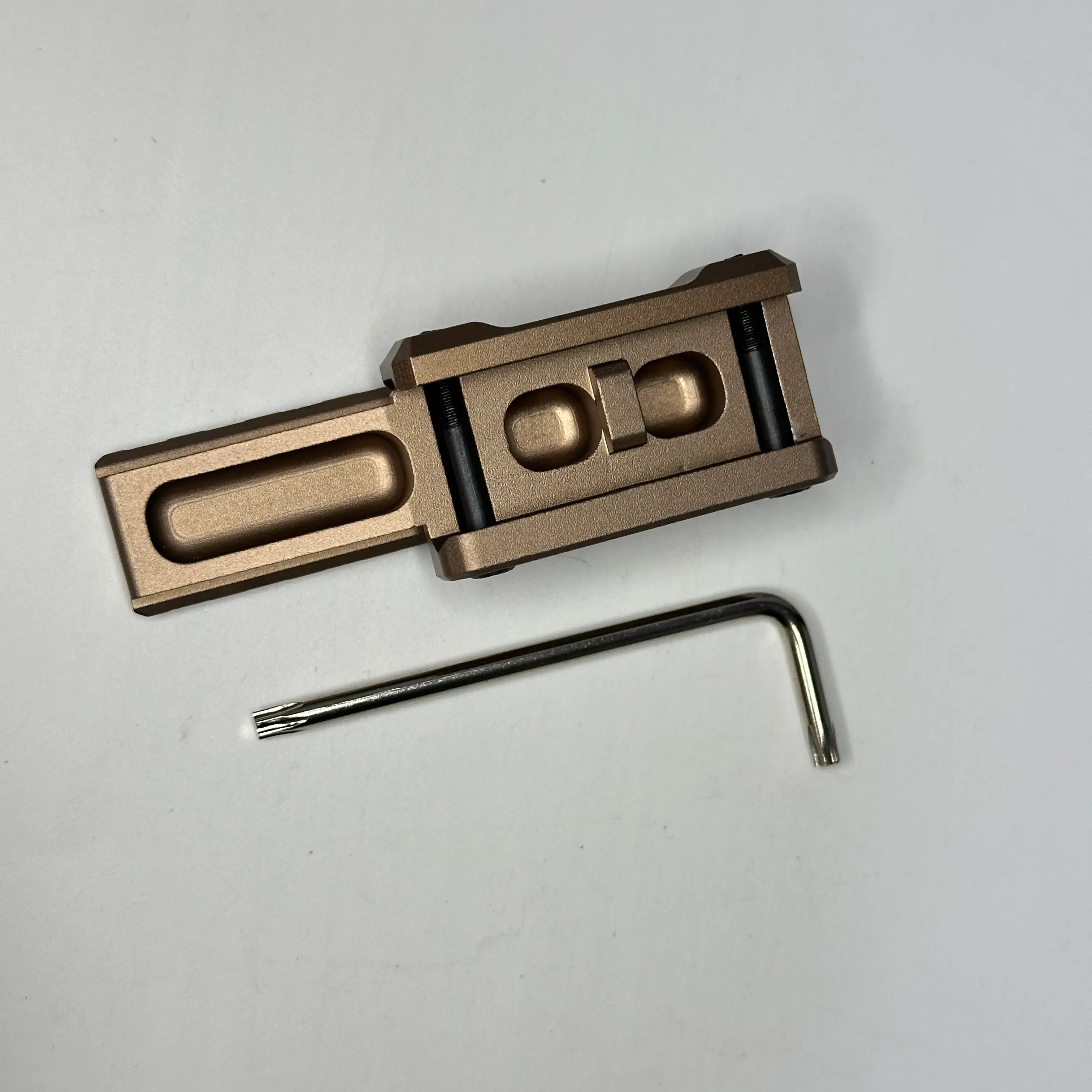 Color: Black - Airsoft PTS CNC UN Machined 6000 Series Aluminium UNT1 T2 Tactical Fast Micro Riser 556/558/EXPS3-0