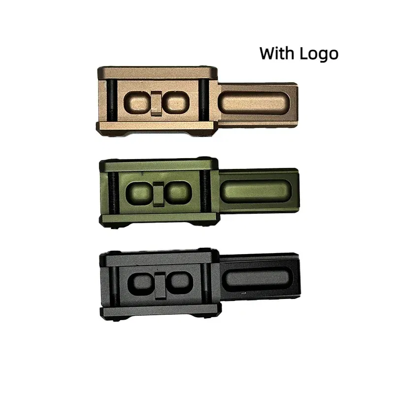 Color: Black - Airsoft PTS CNC UN Machined 6000 Series Aluminium UNT1 T2 Tactical Fast Micro Riser 556/558/EXPS3-0