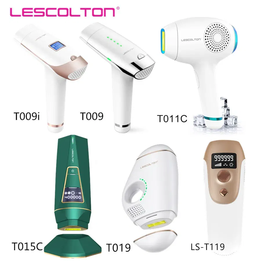 Color: WHITE, Ships From: CHINA - Lescolton IPL Laser Permanent Hair Removal Device Bikini Trimmer Laser Epilator for Women Men Facial Armpit Bikini Beard Legs
