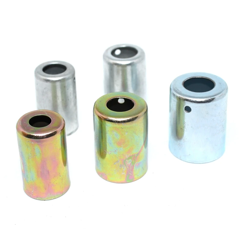Color Name: WHITE - Air conditioning joint cover,fitting cover R12 5/16 3/8 1/2 5/8 iron cover.Air conditioning hose connector cover