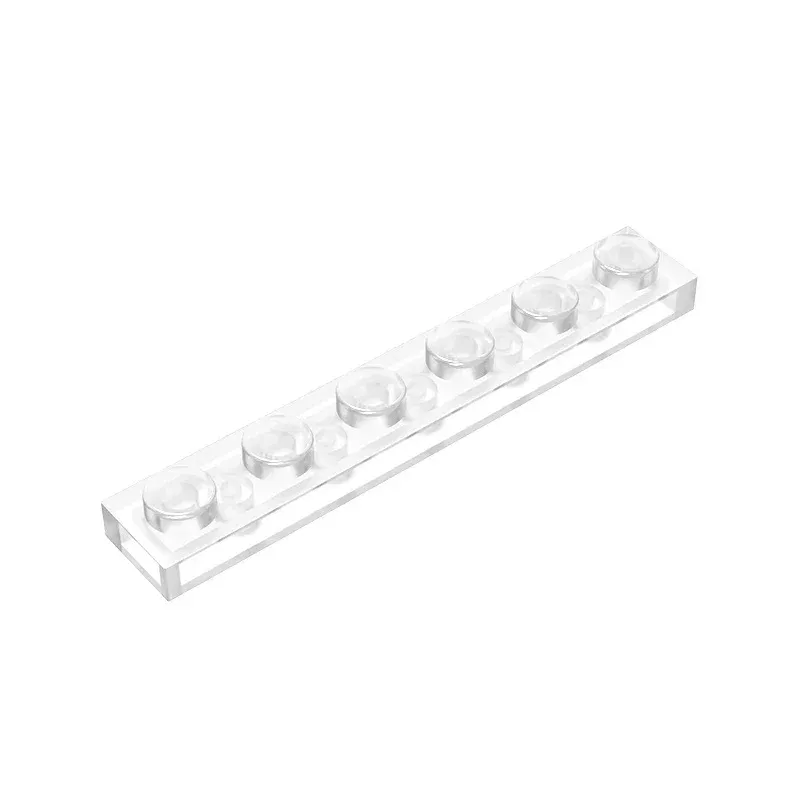 Color: Brown - Gobricks GDS-505 Plate 1 x 6 compatible with lego 3666 pieces of children's DIY building block Particles Plate DIY