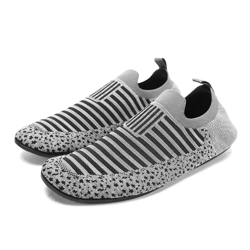 Color: WHITE, Shoe Size: 47 - MAEDEF Mens Shoes Comfortable Casual Shoes Men Home Slippers Lightweight Breathable Walking Moccasins Thin Bottom House Shoes