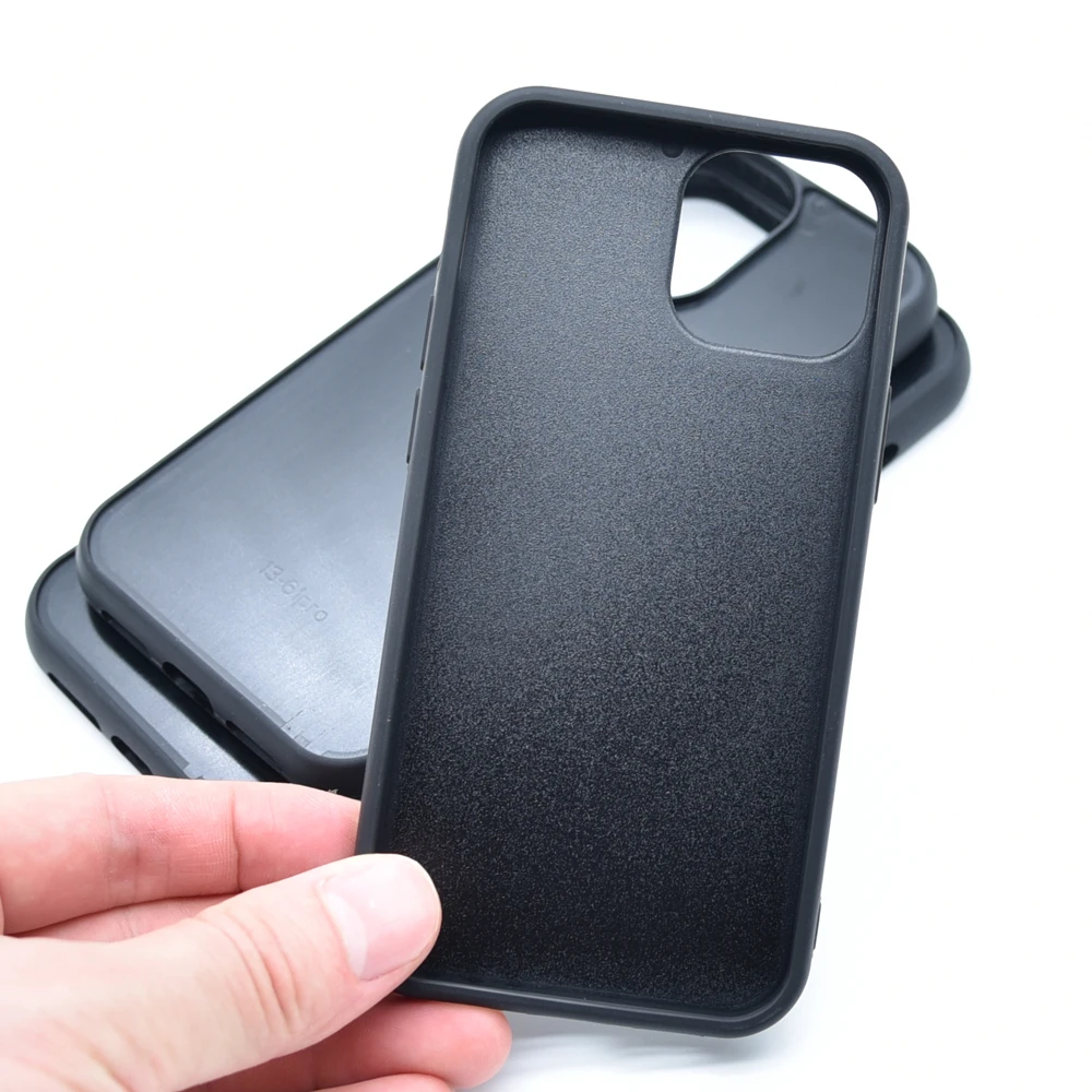 Material: Denim - Blank Phone Case For iPhone 13 mini Pro Max 14 Plus Pro Max Rubber Case Blanks for Resin Vinyl DIY Wood Leather Inlays