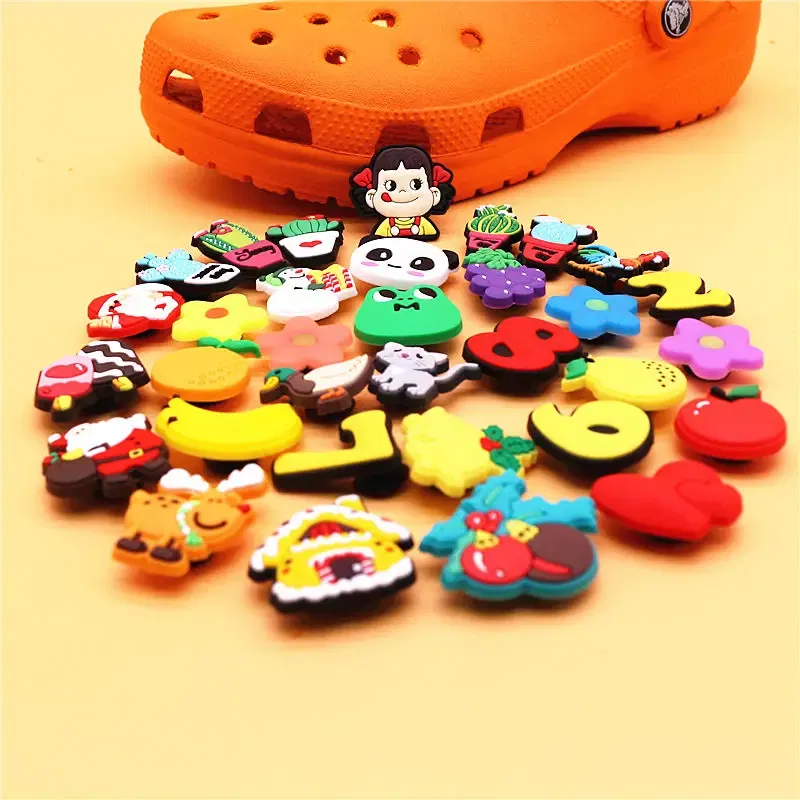 Color: Yellow, Ships From: CHINA - 1pcs Christmas Collection PVC Shoe Charms Lovely Animals Garden Shoes Upper Decorations Clogs Pins Unisex Fun Gifts