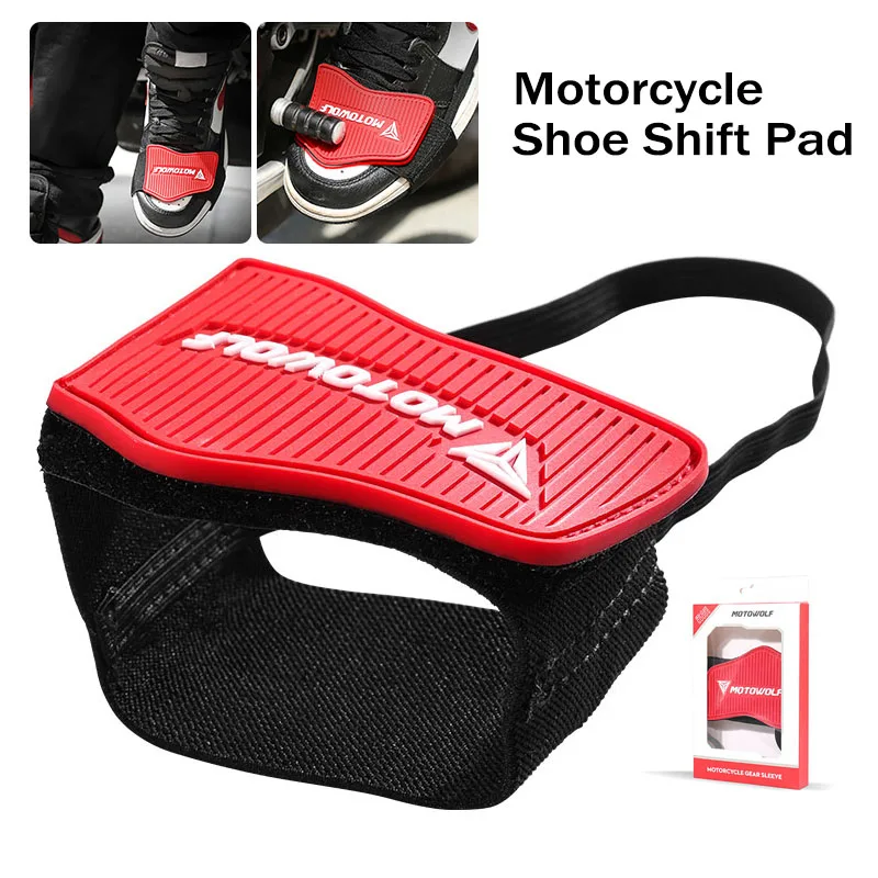 Color: army green - Motorcycle Anti-skid Gear Shifter Rubber Shoes Protective Gear Shift Pad Lightweight Boot Cover Shifter Guards Protector