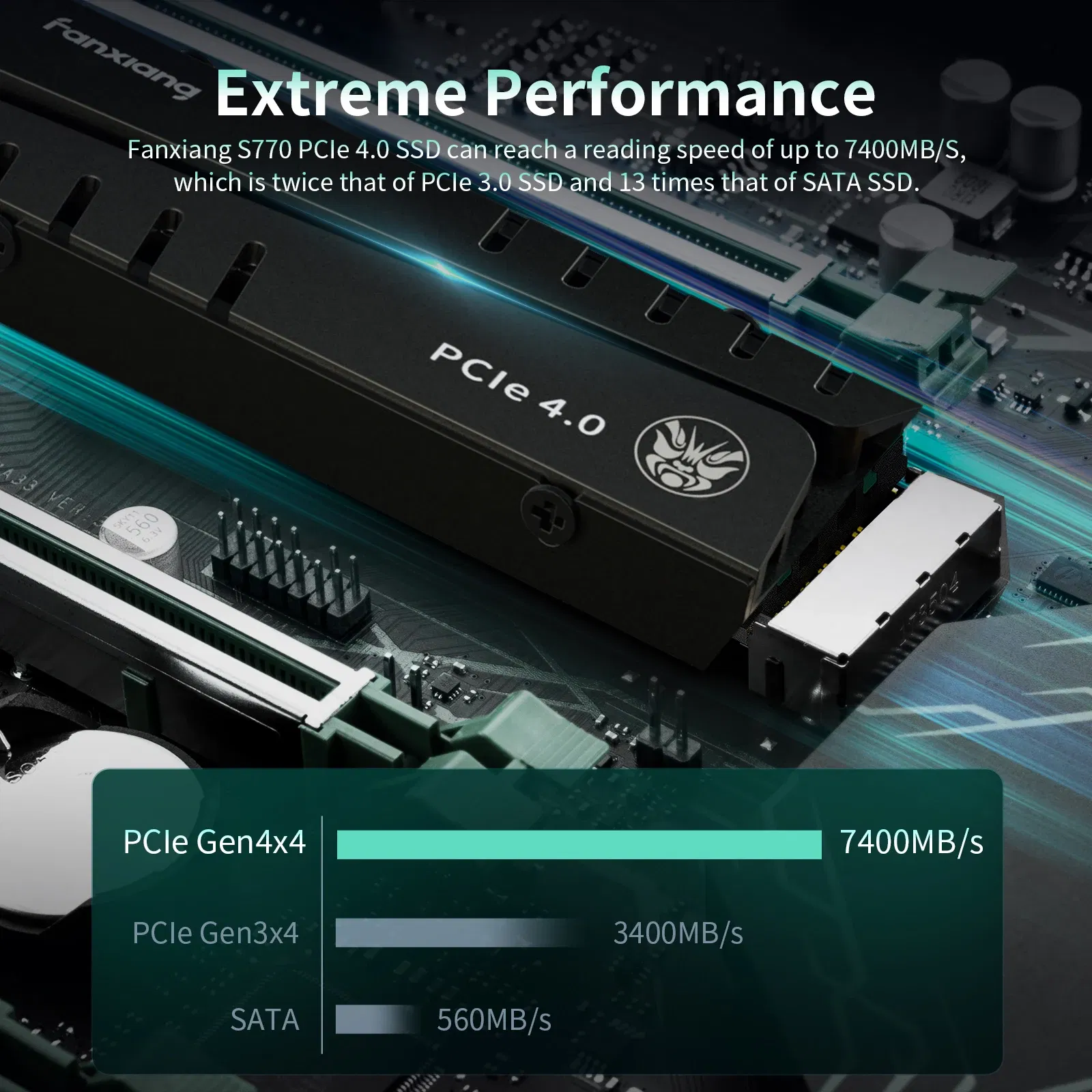 Color: Brown, Ships From: CHINA - 2025 Fanxiang S660/S770/S880 SSD NVMe M2 PCIe4.0x4 1TB 2TB 4TB Internal Solid State Drive For PlayStation5/PS5 Desktop SSD Hard