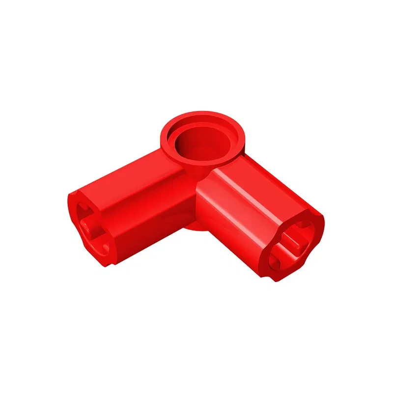 Color: Chocolate - Gobricks GDS-921 Technical, Axle and Pin Connector Angled #6 - 90 degrees compatible with lego 32014 pieces of children's DIY