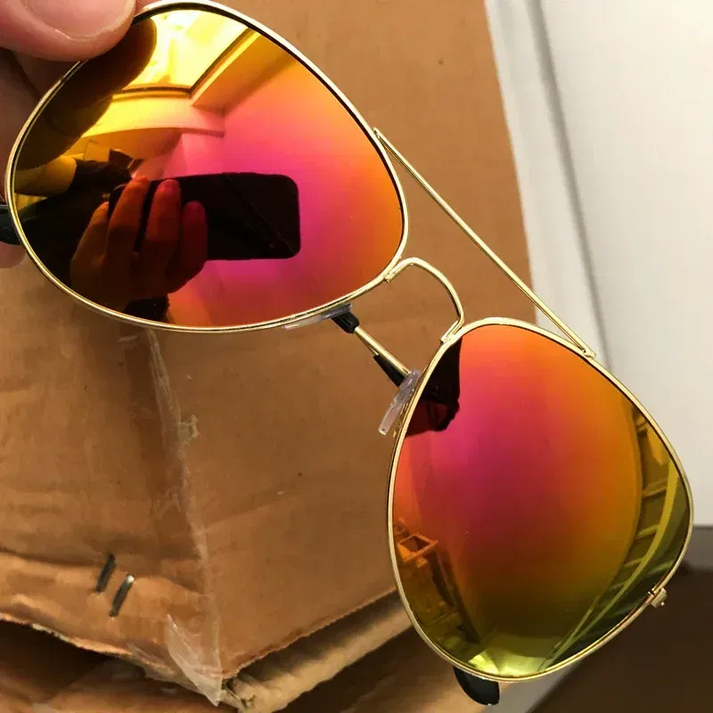 Lenses Color: green - New Fashion Sunglasses for Women Men Pilot Round Gradient Mirror Wen Outdoor Driving Glasses Oculos О?‡ки Со?»н?µ?‡н?‹?µ Му?¶ски?µ
