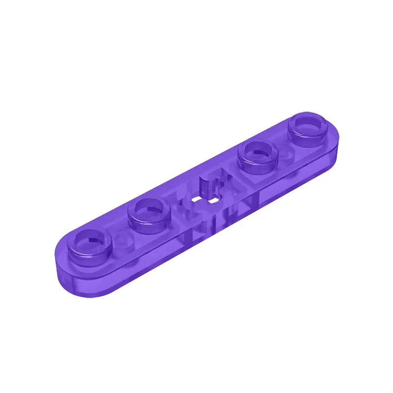 Color: PURPLE - Gobricks GDS-900 Plate 2 x 4 Technical, Plate 1 x 5 with Smooth Ends, 4 Studs and Center Axle Hole compatible with lego 32124