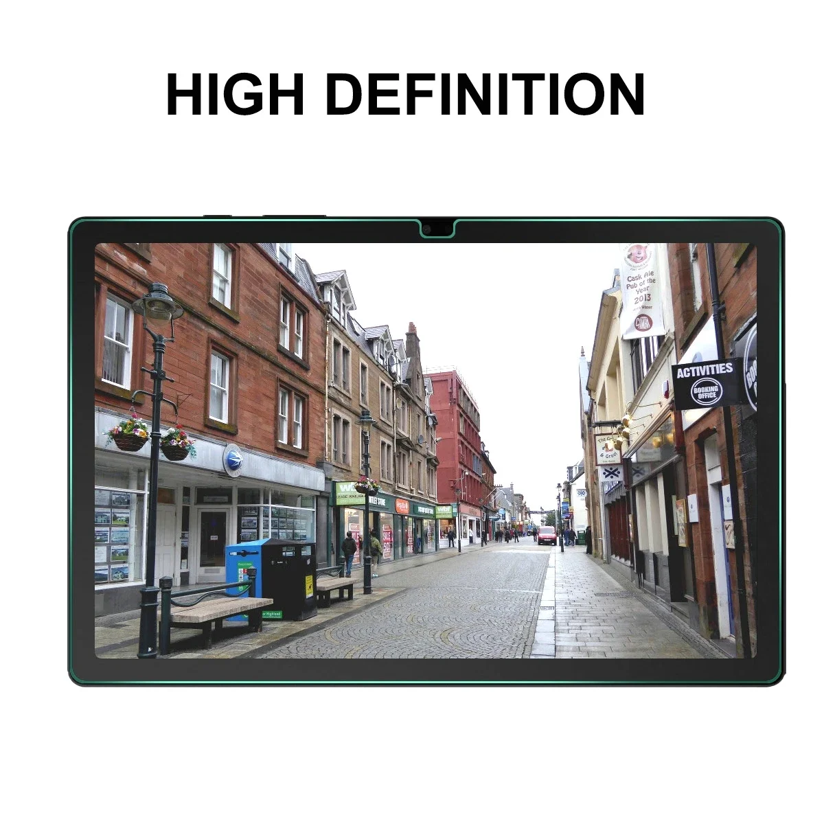 Color: Ivory - 2PCS Screen Protector Tempered Glass For Samsung Galaxy Tab A7 T220 T500 A8 X200 A9 S6 S7 T870 S8 X700 S9 Lite FE Plus Gen Film