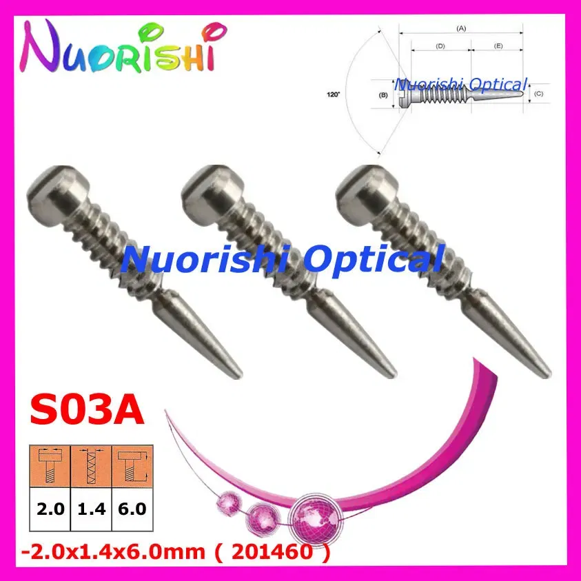 Frame Color: Yellow - 10000pcs Gold or Silver Glasses Eyewear Eyeglasses Spectacle Spring Hinge Screws S03 Free Shipping