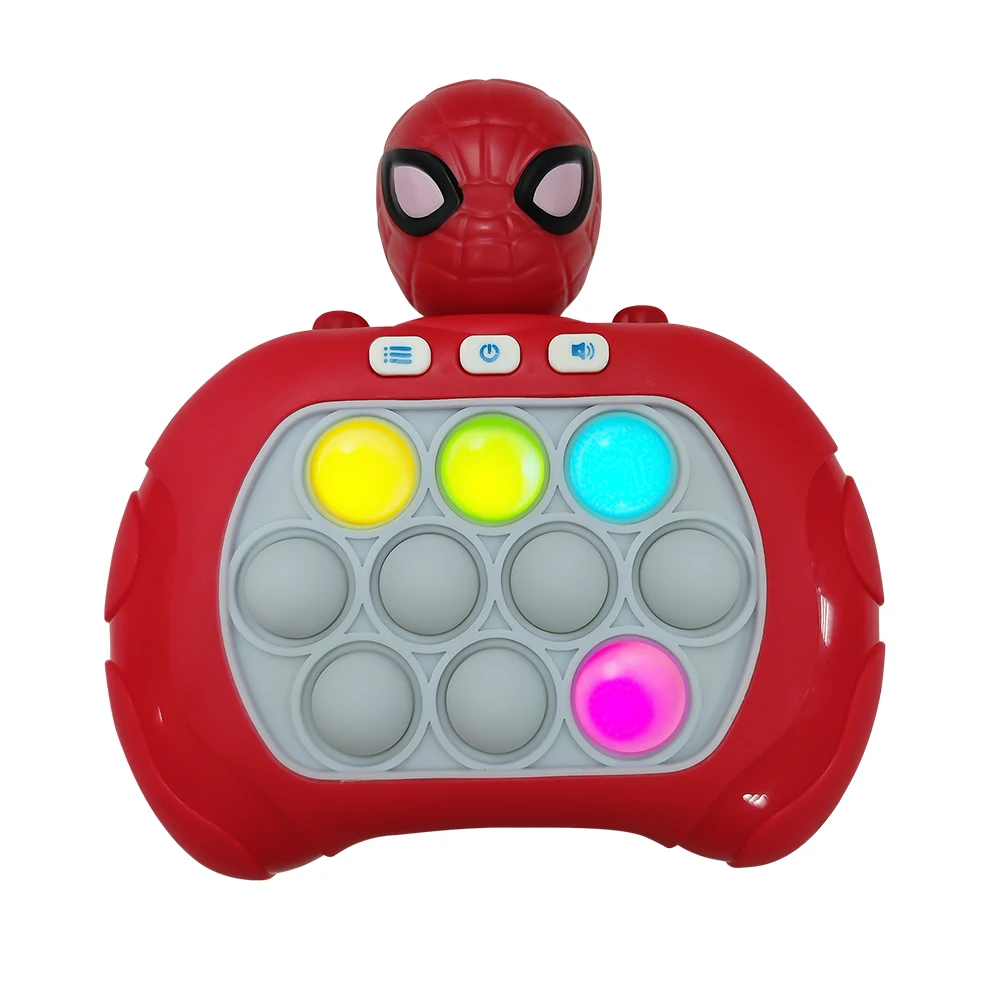 Color: Palm Green - 2024 New Pikachu Quick Push Game Pop Up Fidget Bubble Electronic Pop it Pro Game Light AntiStress Toys For Adult Kids Gift 2024
