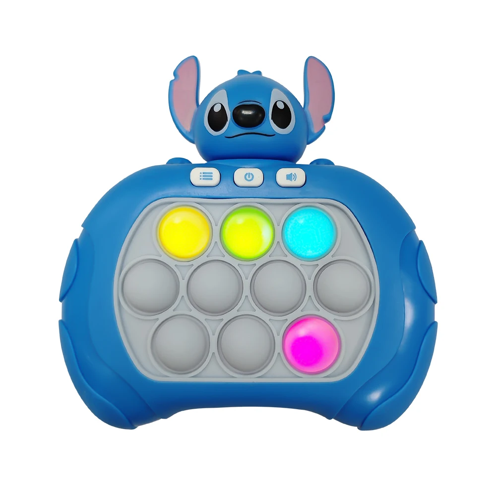 Color: Palm Green - 2024 New Pikachu Quick Push Game Pop Up Fidget Bubble Electronic Pop it Pro Game Light AntiStress Toys For Adult Kids Gift 2024