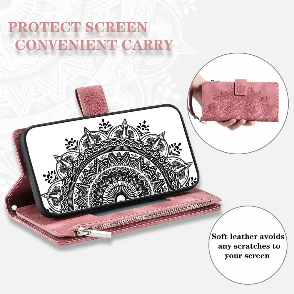 Color: MAROON, Material: leather - CrossBody Strap Zipper Wallet Coque for Samsung Galaxy A71 A51 A50 A41 A21S A30 A70 A50S A20 A31 A30S A10 A20E A 51 70 Flip Case