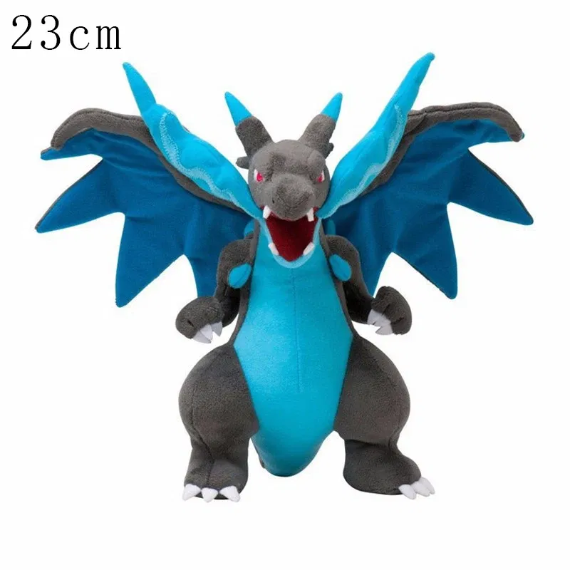 Color: Fluorescent Green - Cute Pokemon Plush Toy Pikachu Rowlet Charizard Larvitar Squirtle Slowpoke Dratini Spinda Soft Stuffed Doll Kids Christmas Gift