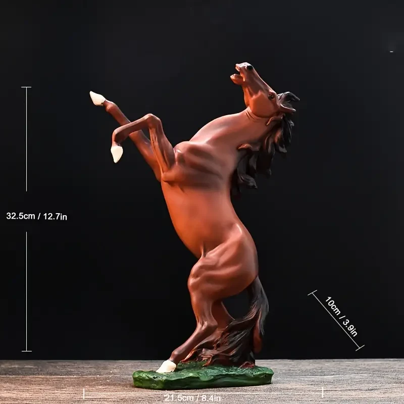 Exquisite Resin Horse Figurine Sculpture