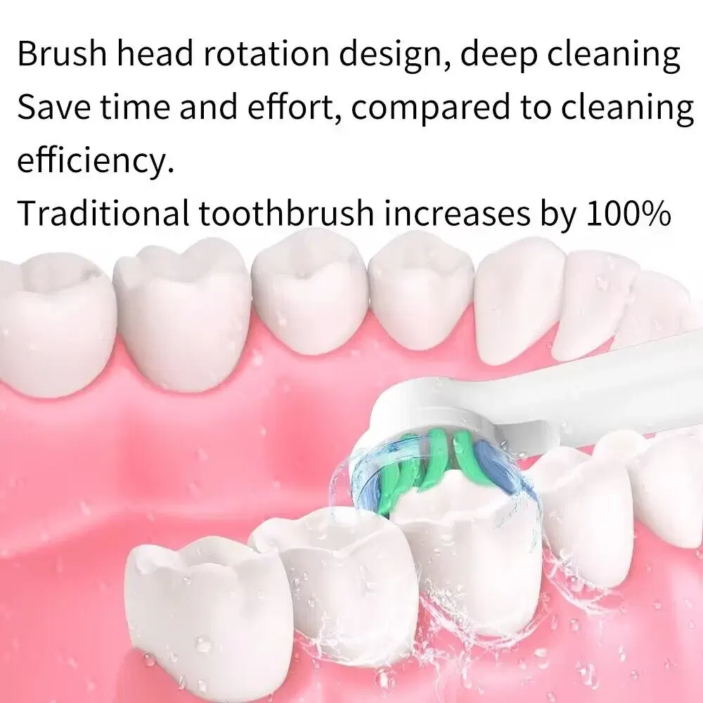 Color: SKY BLUE - Toothbrush Replacement Heads Refill for Oral B Electric Toothbrush Pro1000 Pro 3000 Pro5000 Pro7000 Vitality Floss Action