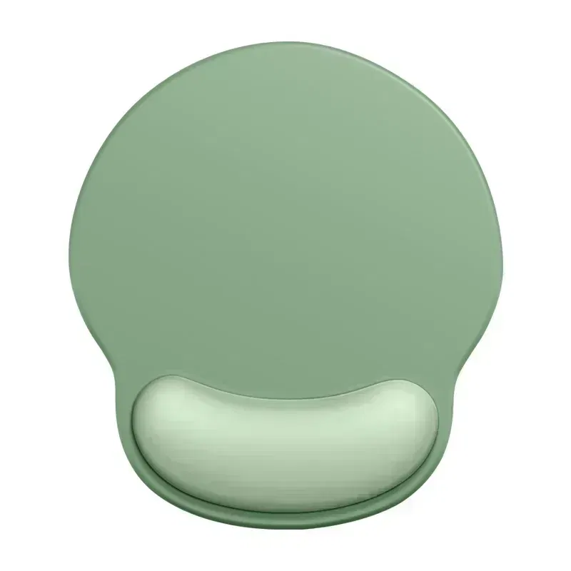 Color: BEAN PASTE - Gradient Mouse Pad Comfortable Wrist Support Non Slip Mice Mat Soft Mousepad Wrist Support Computer Silicone mouse pad