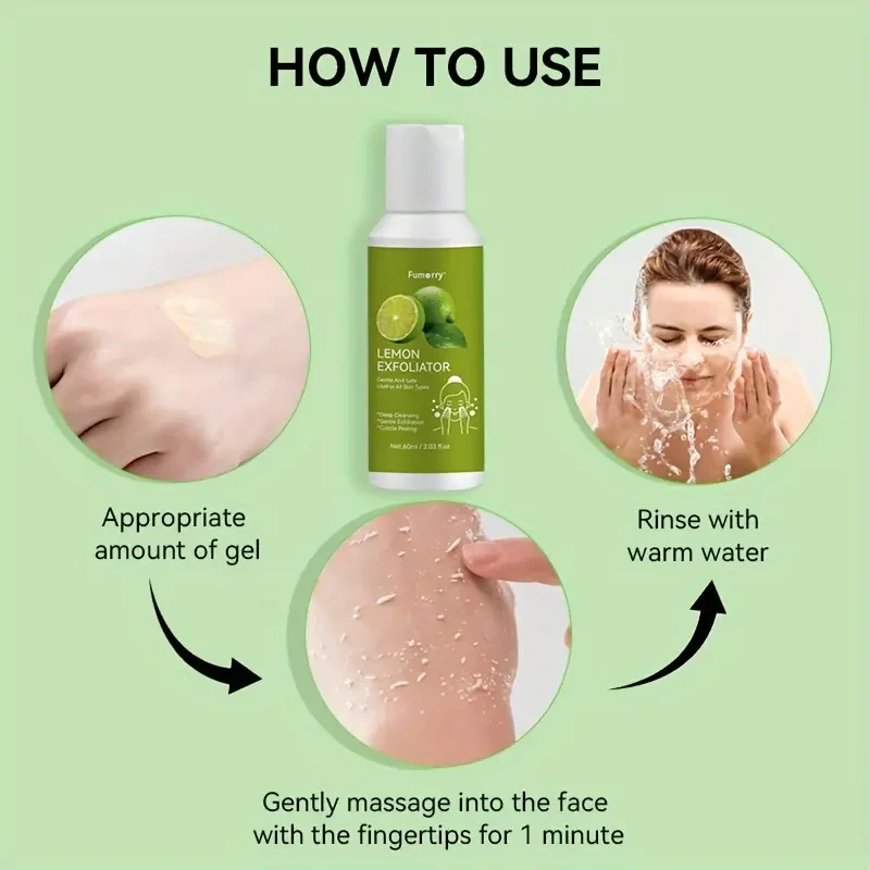 Fumorry Lemon Gel Exfoliator  2.03oz