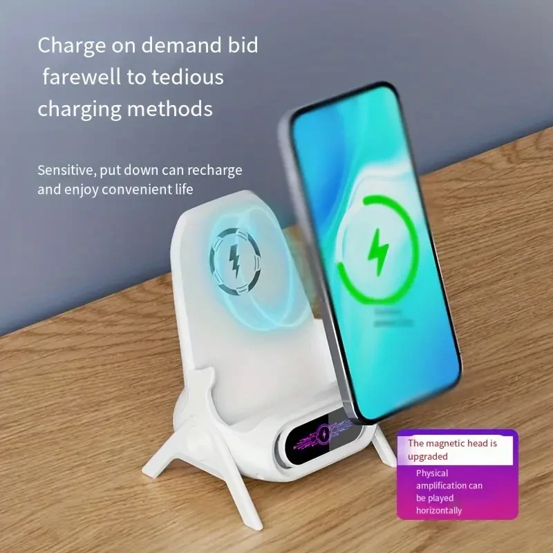 Universal Wireless Charger Stand  Fast Charging & Auto-Sensing