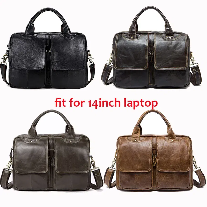 Color: Blue, Ships From: CHINA - WESTAL Men's Bag Genuine Leather Men's Briefcases Laptop Bag Leather Totes for Document Office Bags for Men Messenger Bags 8002