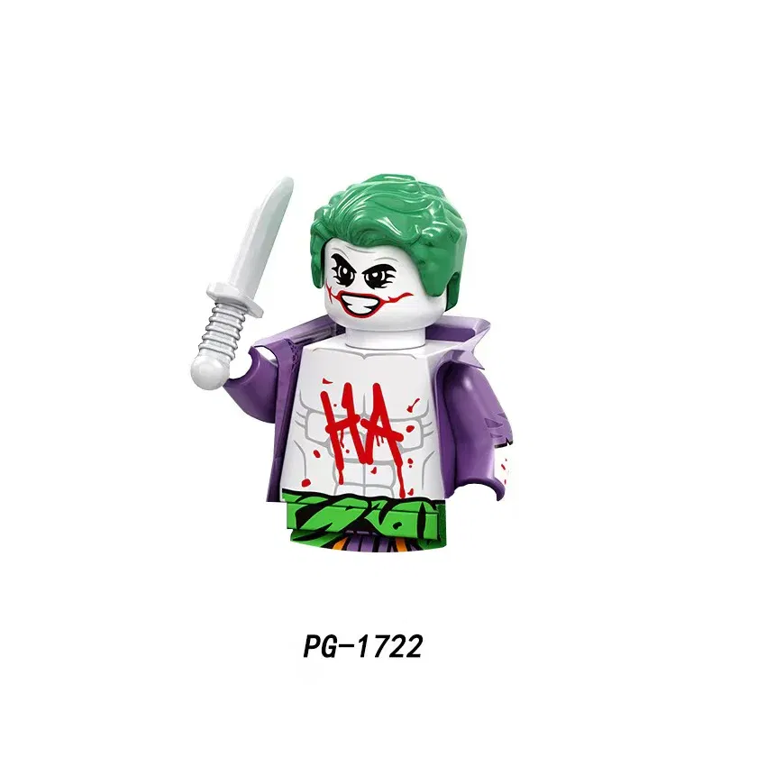 Color: Pink - Marvel Blocks Brick Hero Batman Joker Superman Catwoman Mini Figure Building blocks Hot Toy Children's party gift
