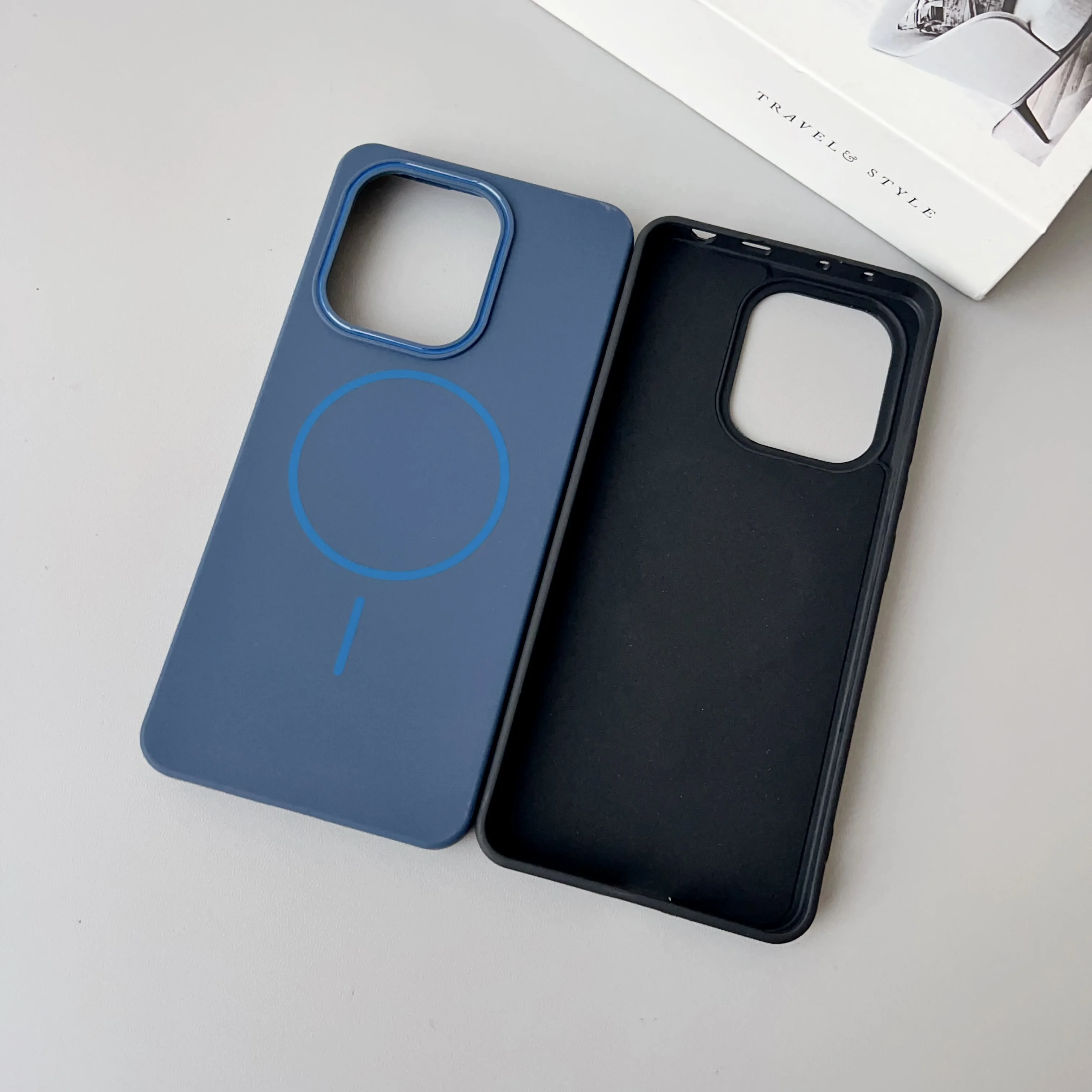 Color: Gold, Compatibility by Model: Redmi Note 14 5G (Global) - NEW  For Redmi Note 14 13 Pro A4 A5 4G 5G skin sensitive original thin circle magnetic solid color phone protective case