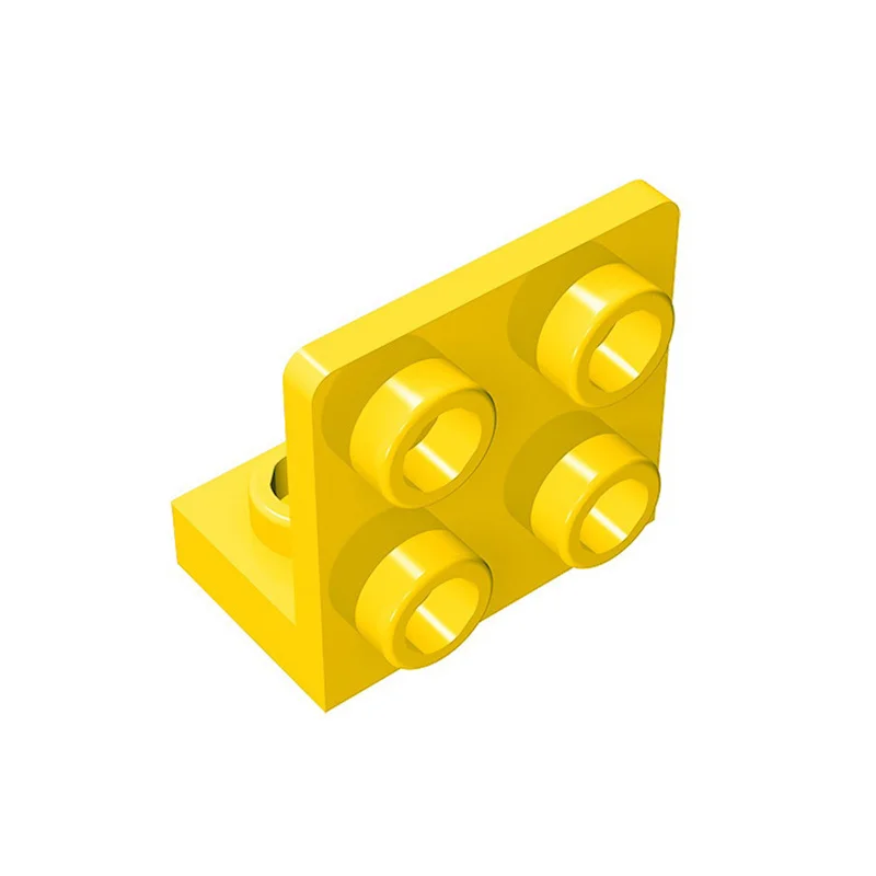 Color: black, Size: S - 10 pcs lot 99207 Bracket 1x2-2x2 Inverted Building Blocks Moc Accessories Compatible with Brick Toys Children
