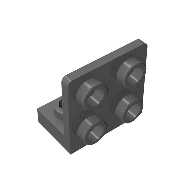 Color: black, Size: S - 10 pcs lot 99207 Bracket 1x2-2x2 Inverted Building Blocks Moc Accessories Compatible with Brick Toys Children