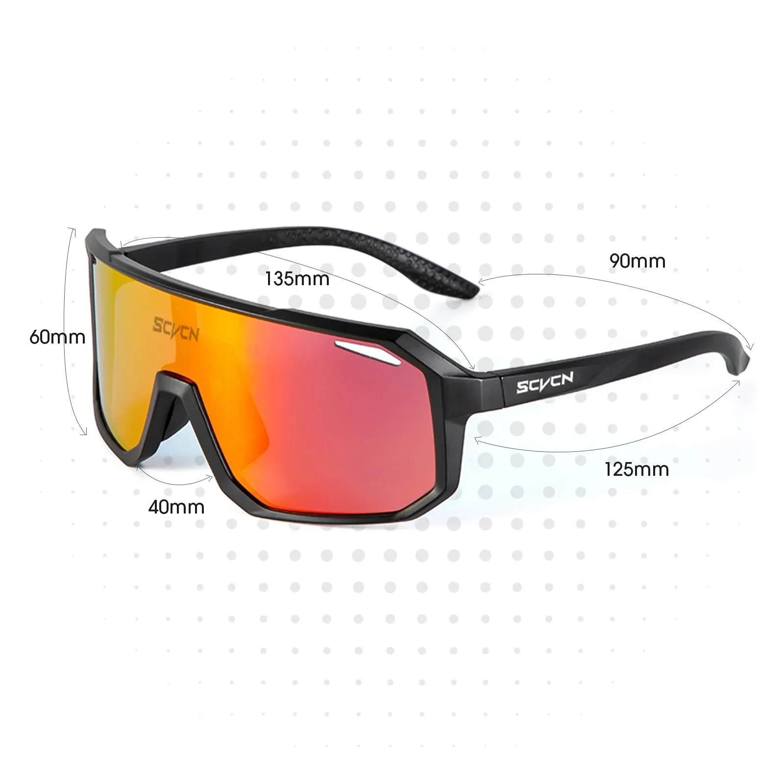 Color: Clear, Lenses Color: WHITE - SCVCN Sports Men UV400 Sunglasses Cycling Glasses Photochromic Cycl Camp Bike Eyewear MTB Outdoor Goggles Bicycle Women Hunting