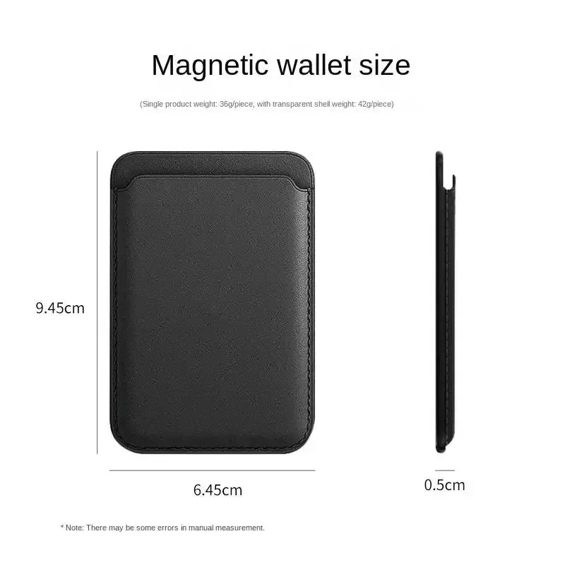 Material: leather, Color: Brown - Magsafe Series Magnetic Leather Card Holder Wallet Case for iPhone 15 14 Plus 13 12 Pro Max