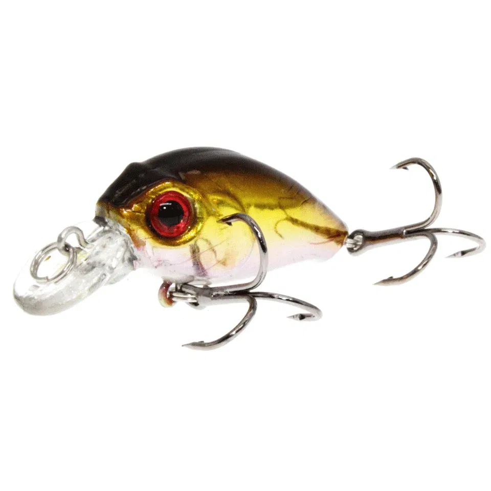 Color: Burgundy - 1PCS Wobblers Quality Crankbait Simulation Fishing Lure 4.5cm 3.8g Jerkbait Floating Hard Bait Bass Carp Pesca Fishing Tackle