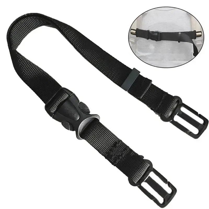 Color: Light Gold - Adjustable Backpack Chest Strap Outdoor Travel Sternum Harness Webbing Buckled Anti Slip Nylon Bag Belt Backpack Accessories