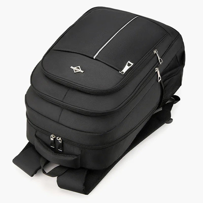 Color: black - New Backpack Fashion Lightweight Laptop Backpack Large Capacity Leisure Travel Backpack Universal Student backpack