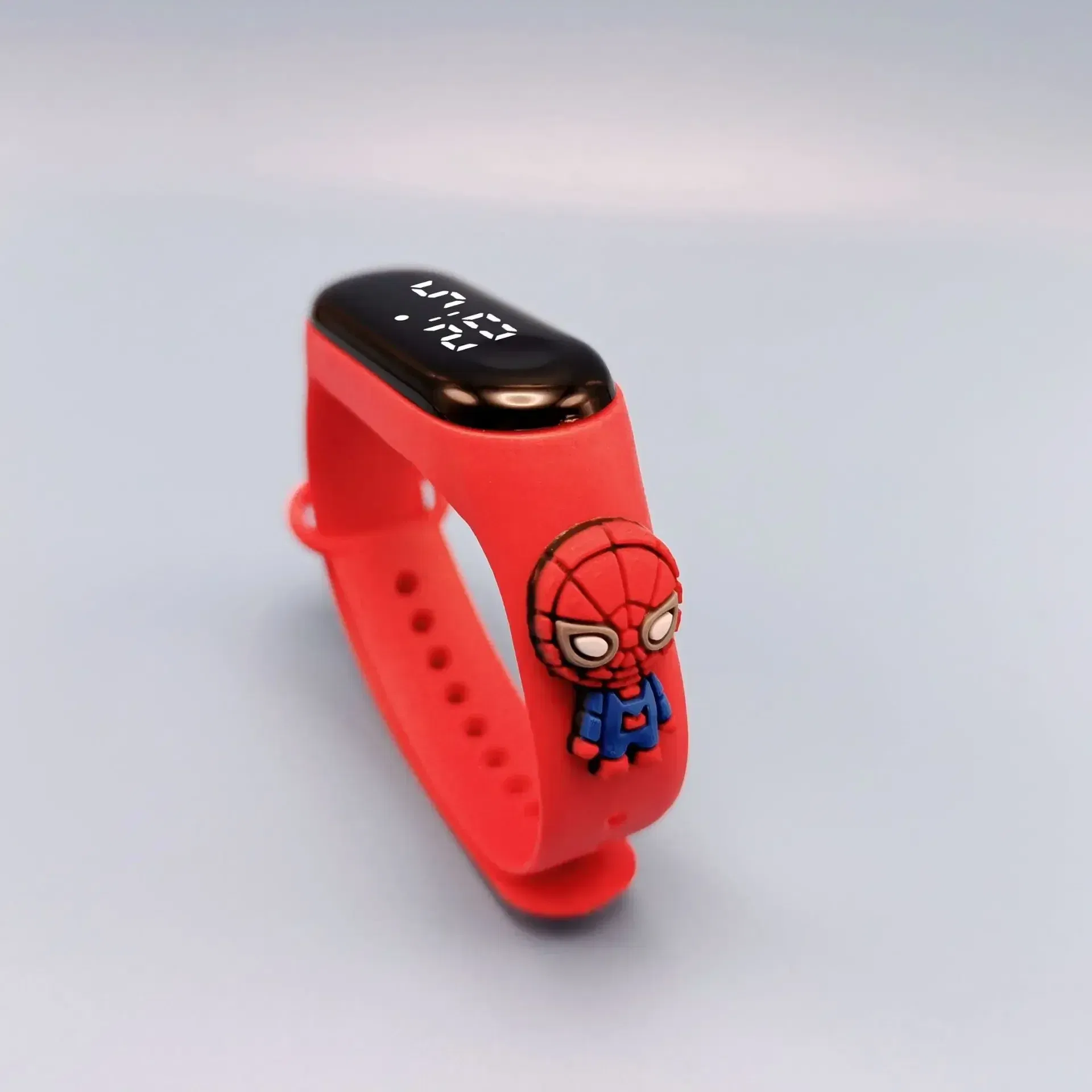 Color: Clear - Disney Stitch LED Waterproof Kids Digital Watch Spiderman Hulk Children Watch Sports Touch Electronic Kids Gifts