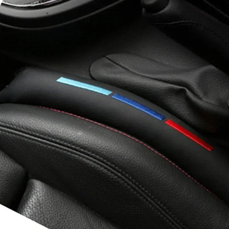 Color Name: WHITE - 2pcs Car seat cushion gap filling For BMW E46 E60 E90 E34 E39 E53 E87 M3 M5 E91 F30 F10 F20 F21 G20 F34 G30 E70 E30 X1 X3 X5 X6