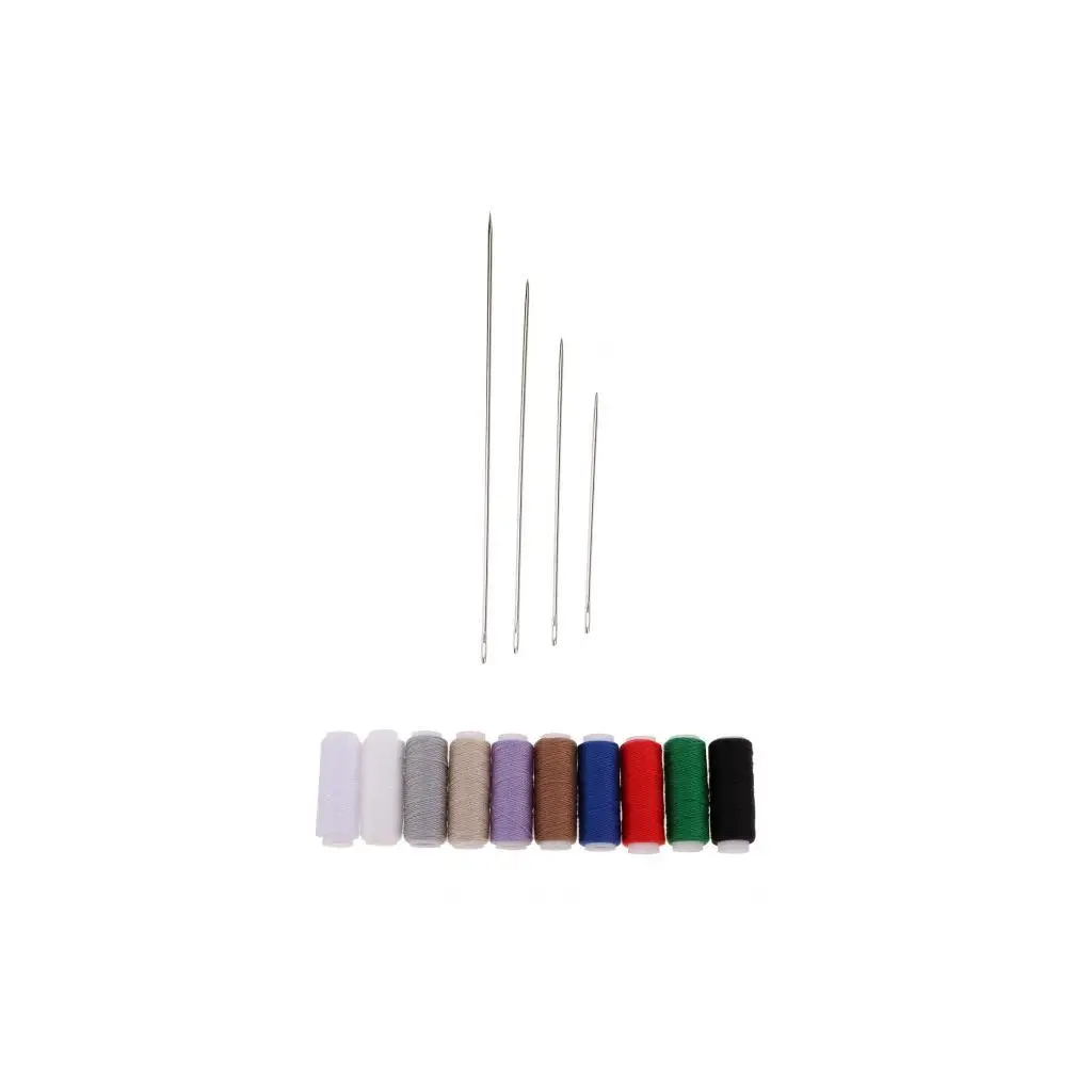 4 Assorted Sizes Long Hand Sewing Needles Kit for Embroidery Mending Craft Case Sewing Sacks DIY Crafts Supplies