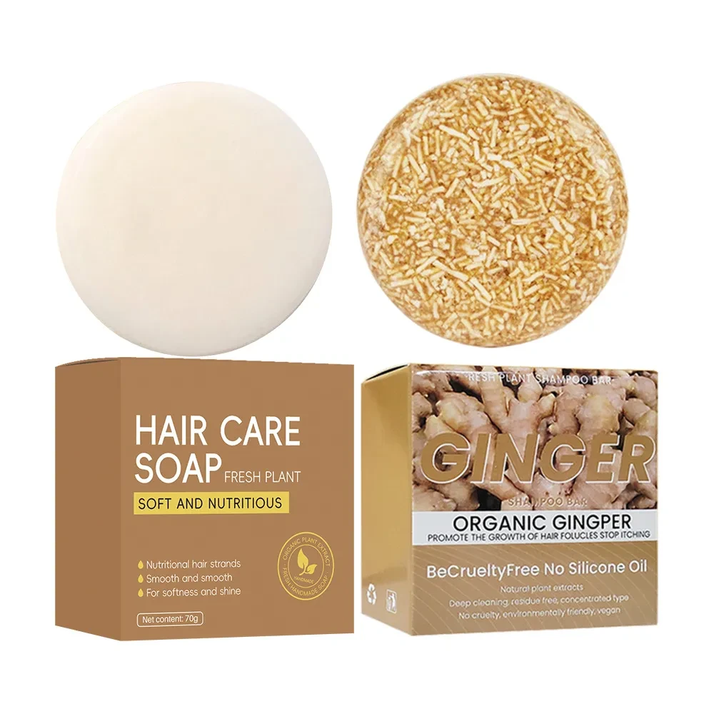 Ginger Shampoo Soap Coconut Hair Care