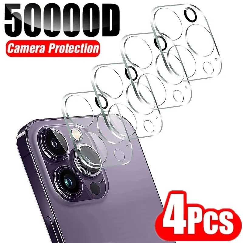 Color: Beige, Bundle: Bundle4 - 4PCS Full Cover Camera Lens Protector Glass for IPhone 11 12 13 14 15 Pro Max Mini for IPhone Xs Max XR X 14Plus Tempered Glass
