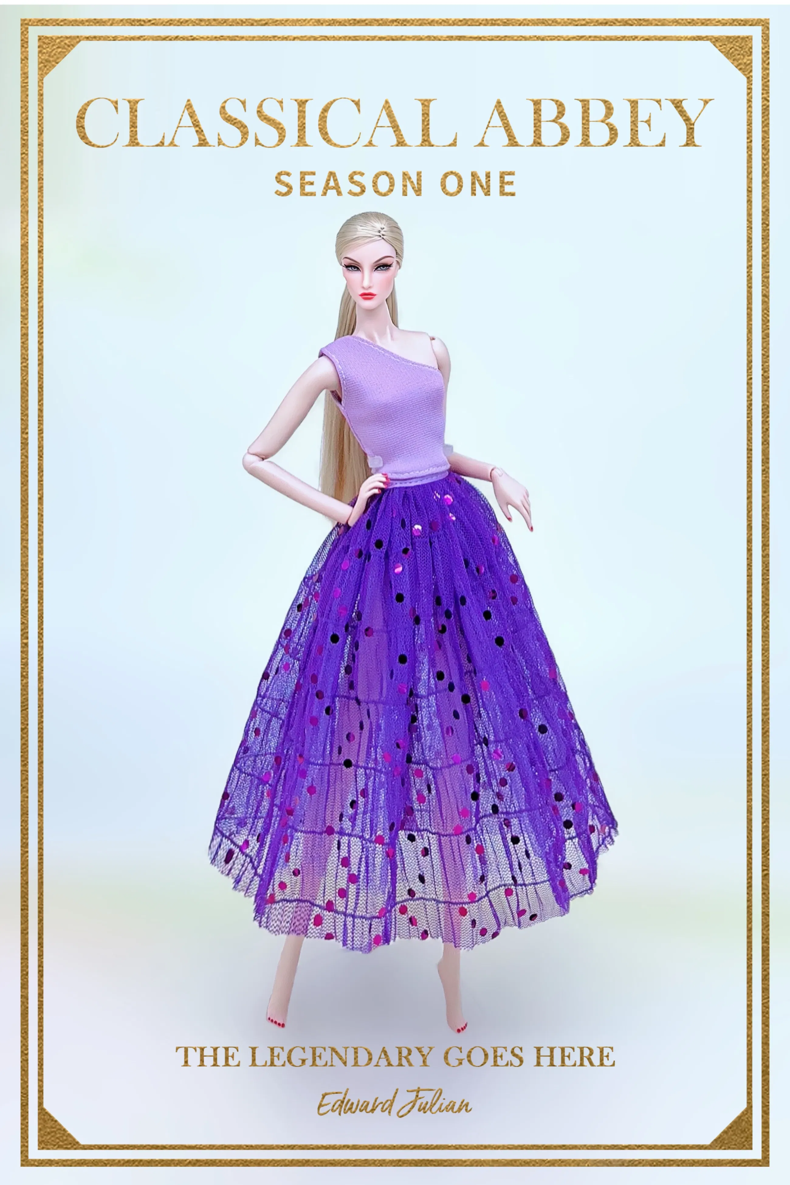 Color: PURPLE - for sexy for barbie doll clothes