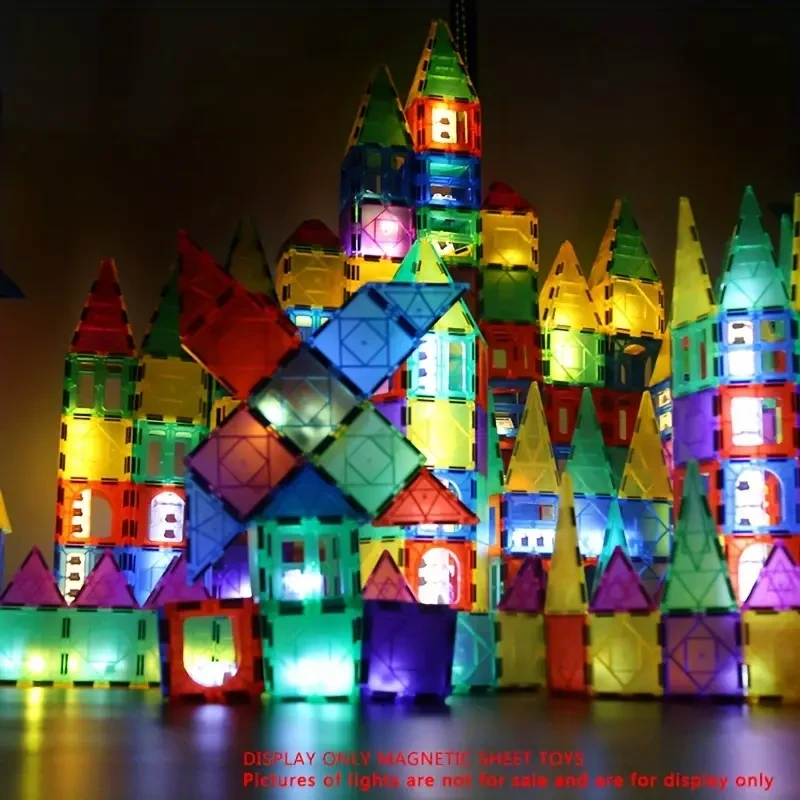 KIDNOAM 102pcs Magnetic Building Blocks  Vehicle-Themed Construction Toys