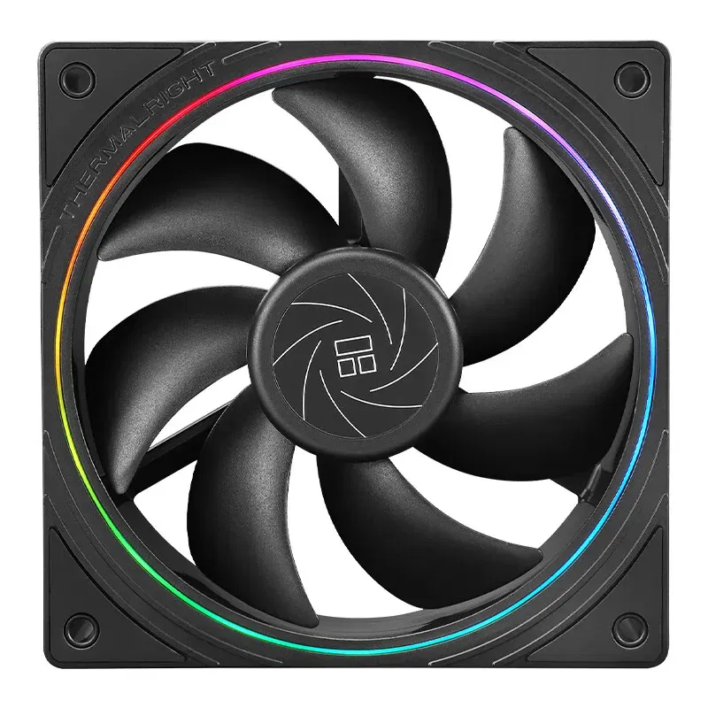 Color: Green, Blade Color: Other, RGB Support: A-RGB - Thermalright TL-S12R-W Case Fan 120mm HALO Reverse CPU Cooling Fan CPU Air Cooler TL-S12 5V 3PIN ARGB Aperture Chassis Fan