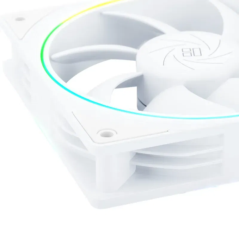 Color: Green, Blade Color: Other, RGB Support: A-RGB - Thermalright TL-S12R-W Case Fan 120mm HALO Reverse CPU Cooling Fan CPU Air Cooler TL-S12 5V 3PIN ARGB Aperture Chassis Fan