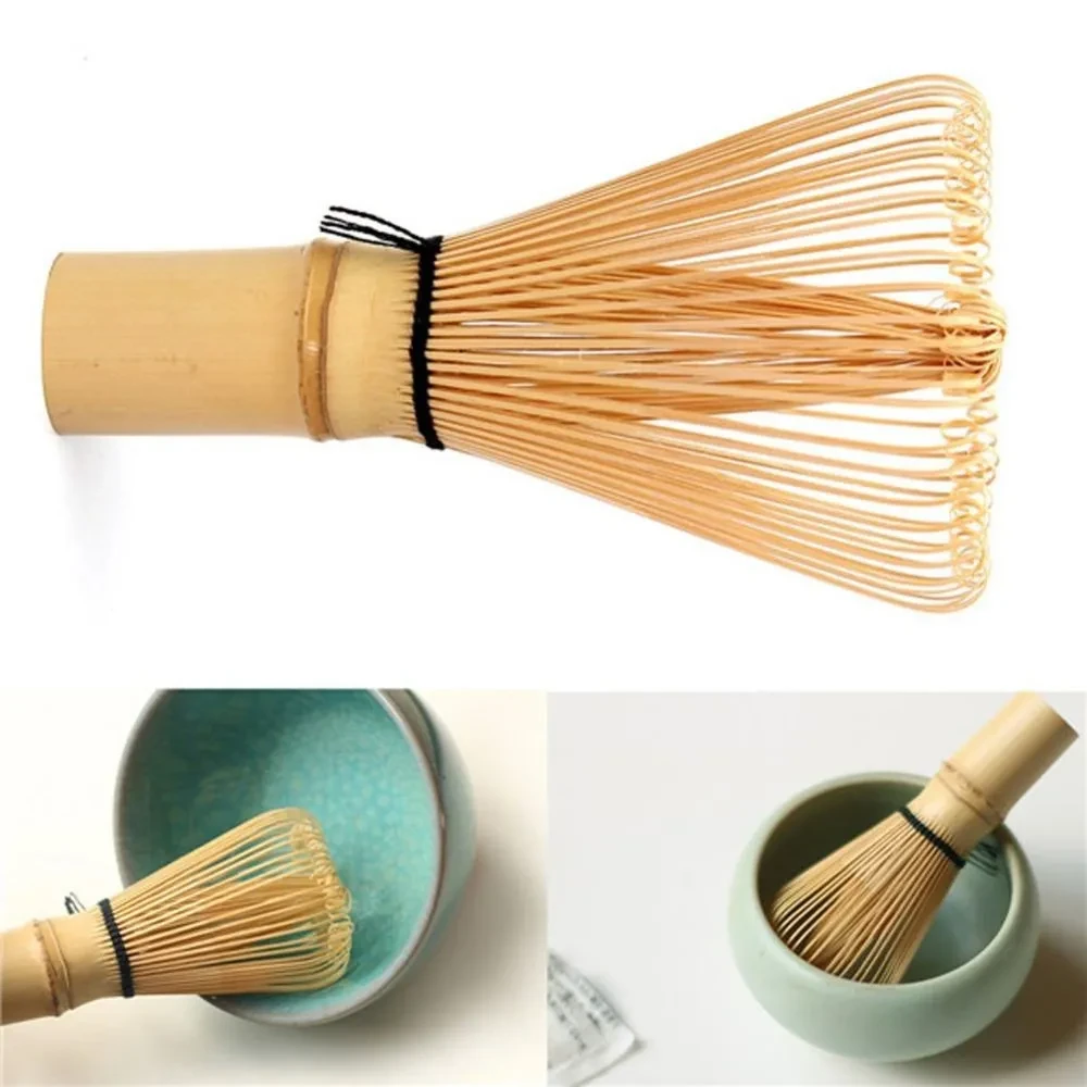 Japanese Ceremony Bamboo 64 Matcha Powder Whisk Green Tea